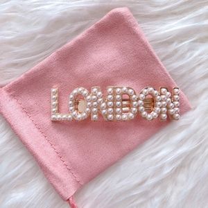 NEW! Pearl Gold City Hair Clip/Barette in LONDON!